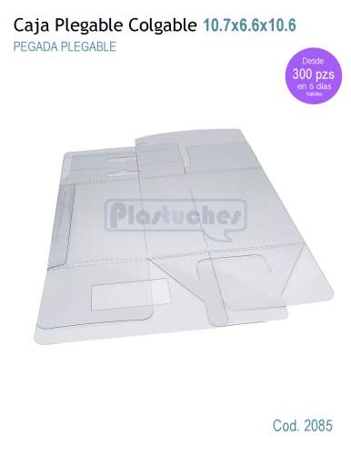 <b> Caja Plegable Colgable de 10.7x6.6x10.6cm. </b> 