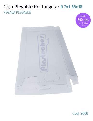 <b> Caja Plegable Colgable de 9.7x1.55x18cm. </b> 