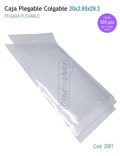 <b> Caja Plegable Colgable de 20x2.65x29.3cm. </b> 