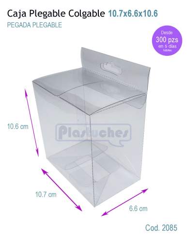 <b> Caja Plegable Colgable de 10.7x6.6x10.6cm. </b> 
